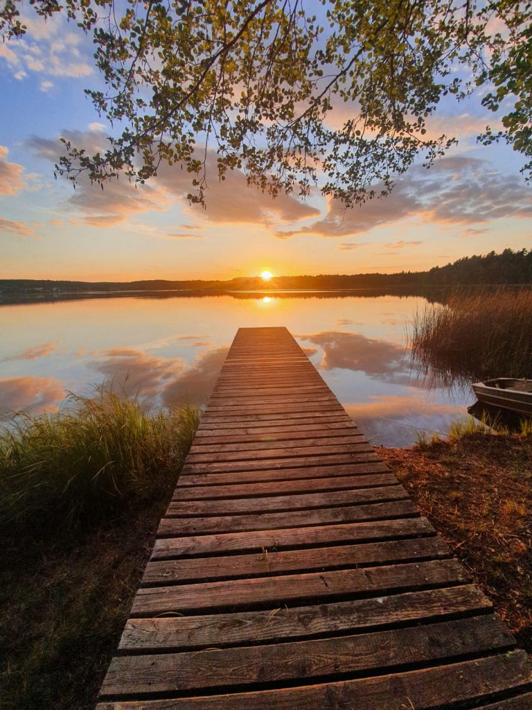 Sonnenuntergang am See